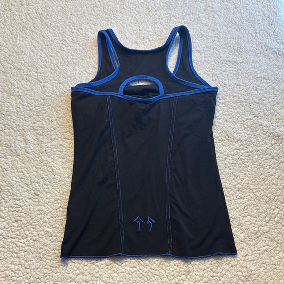 Green Apple Black Fitted Tank Top - Picture 4 of 6